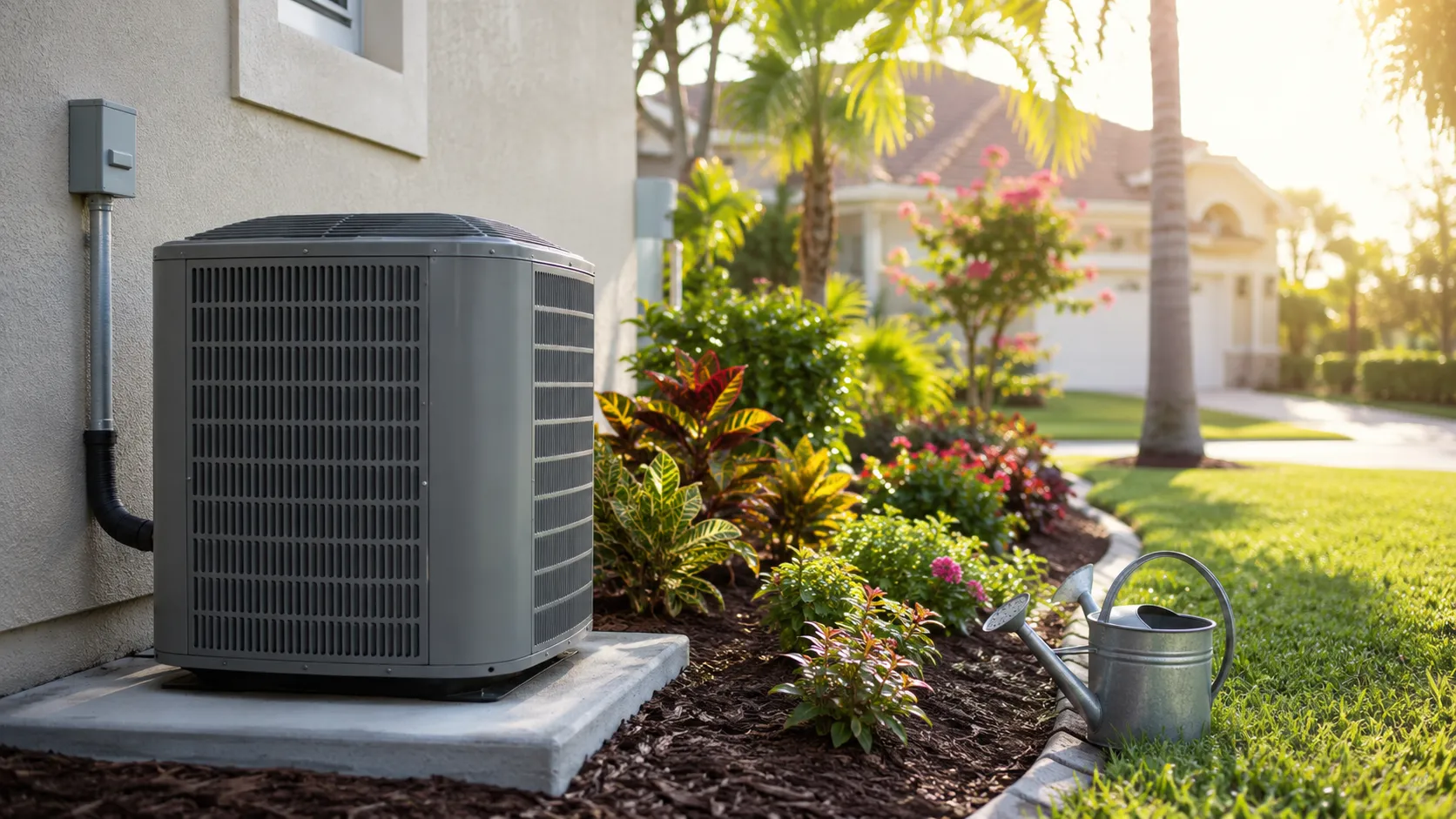 HVAC system installed outdoors, representing ongoing maintenance needs for HVAC SEO, as discussed in this
