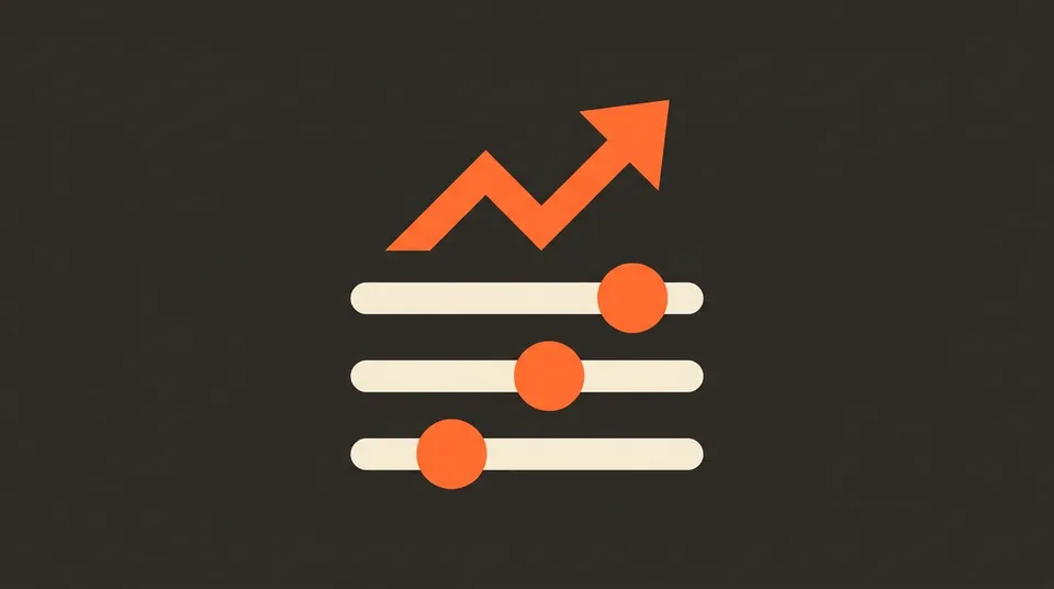 Gráfico ascendente que representa la optimización continua de campañas de Meta Ads para negocios de